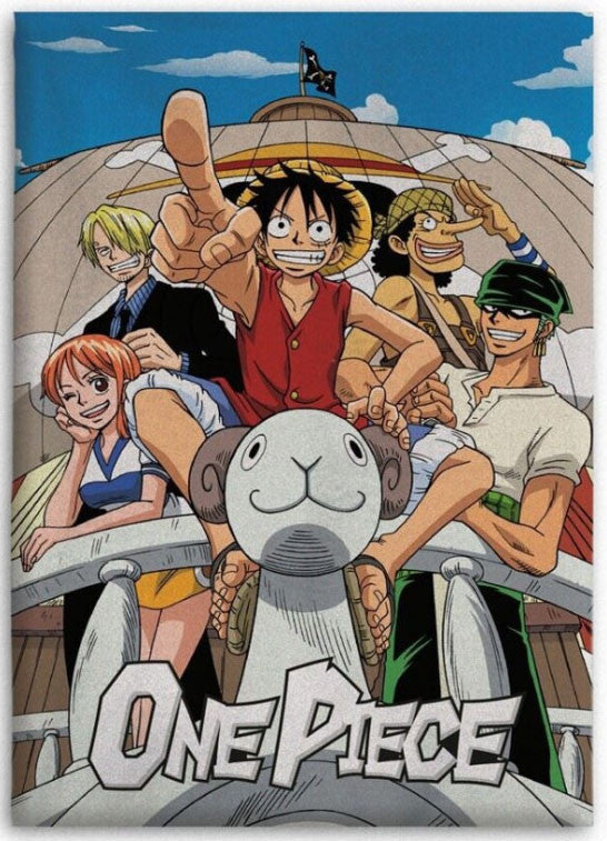 One Piece The Going Merry koraļļu flīsa sega 110x150cm