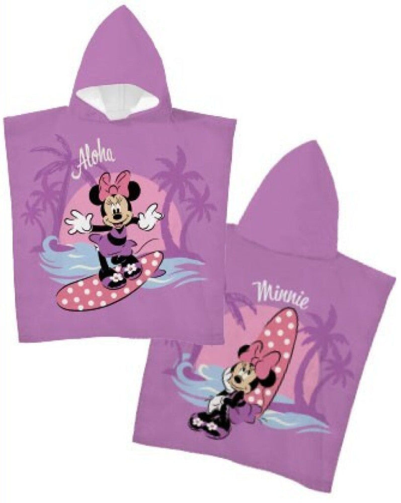 Disney Minnie Aloha pludmales dvielis pončo 55x110 cm (ātri žūstošs)