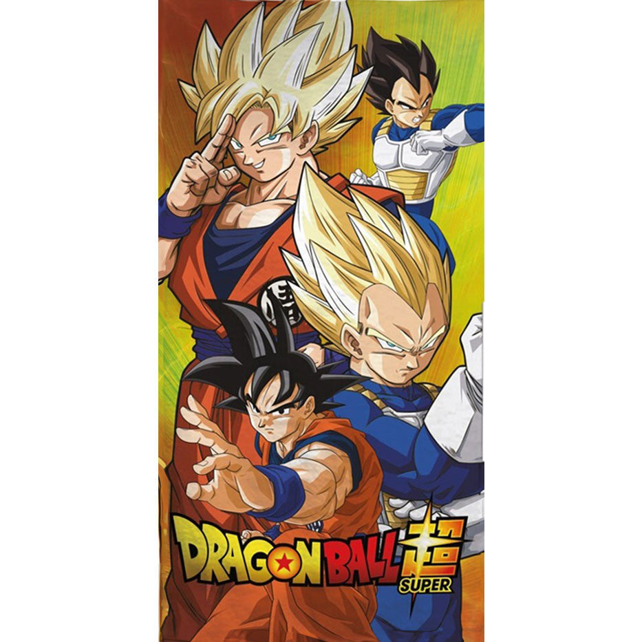 Dragon Ball SSJ1 vannas dvielis, pludmales dvielis 70x140cm