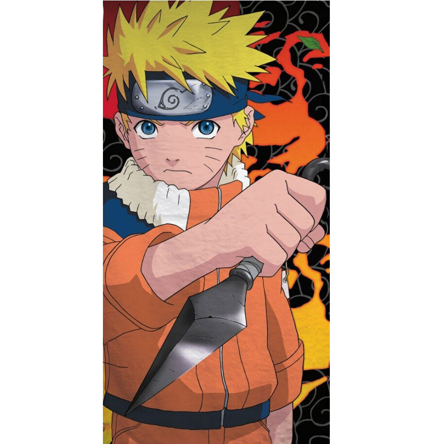 Naruto vannas dvielis, pludmales dvielis 70x140cm
