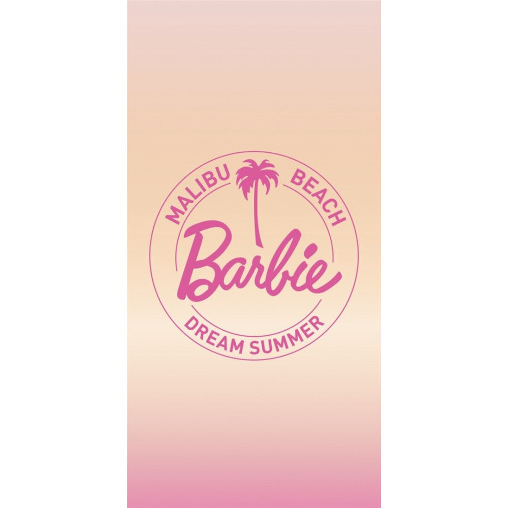 Barbie Malibu vannas dvielis, pludmales dvielis 70x140cm