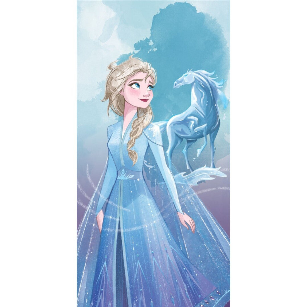 Disney Frozen Nokk vannas dvielis, pludmales dvielis 70x140 cm