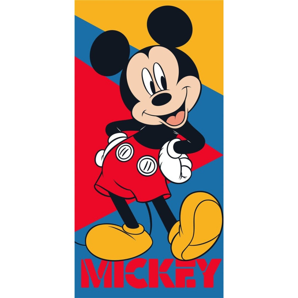Disney Mickey Pose vannas dvielis, pludmales dvielis 70x140cm (ātri žūstošs)