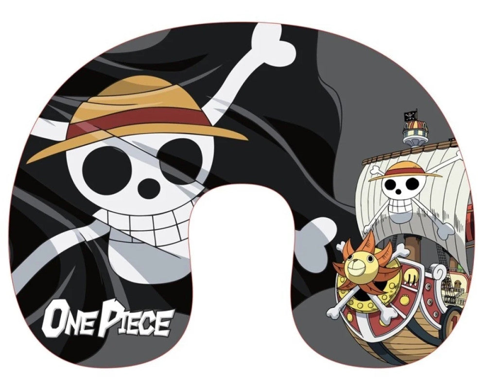 One Piece Skull ceļojumu spilvens, kakla spilvens