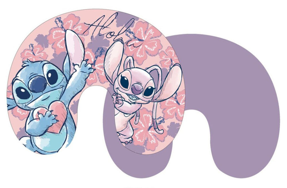 Disney Lilo un Stitch eņģeļa ceļojumu spilvens, kakla spilvens