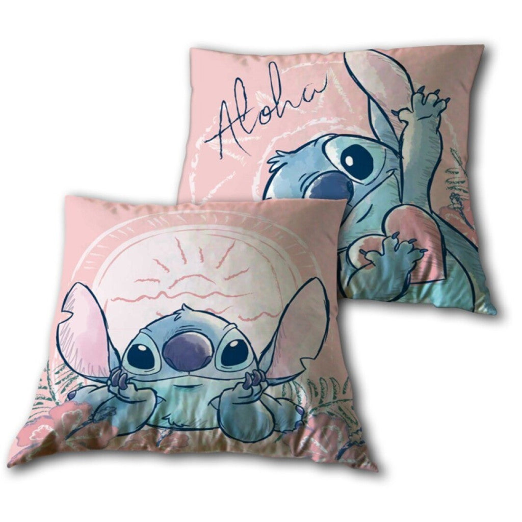 Disney Lilo un Stitch sirds formas dekoratīvais spilvens 40x40 cm
