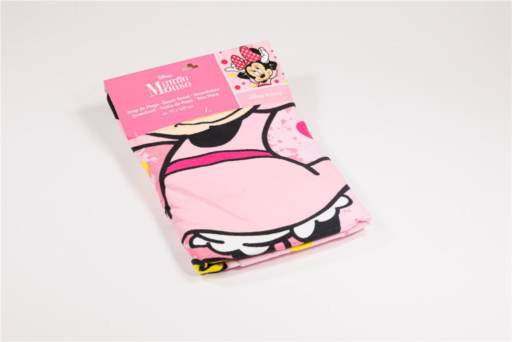 Disney Minnie Chic vannas dvielis, pludmales dvielis 70x140cm (ātri žūstošs)
