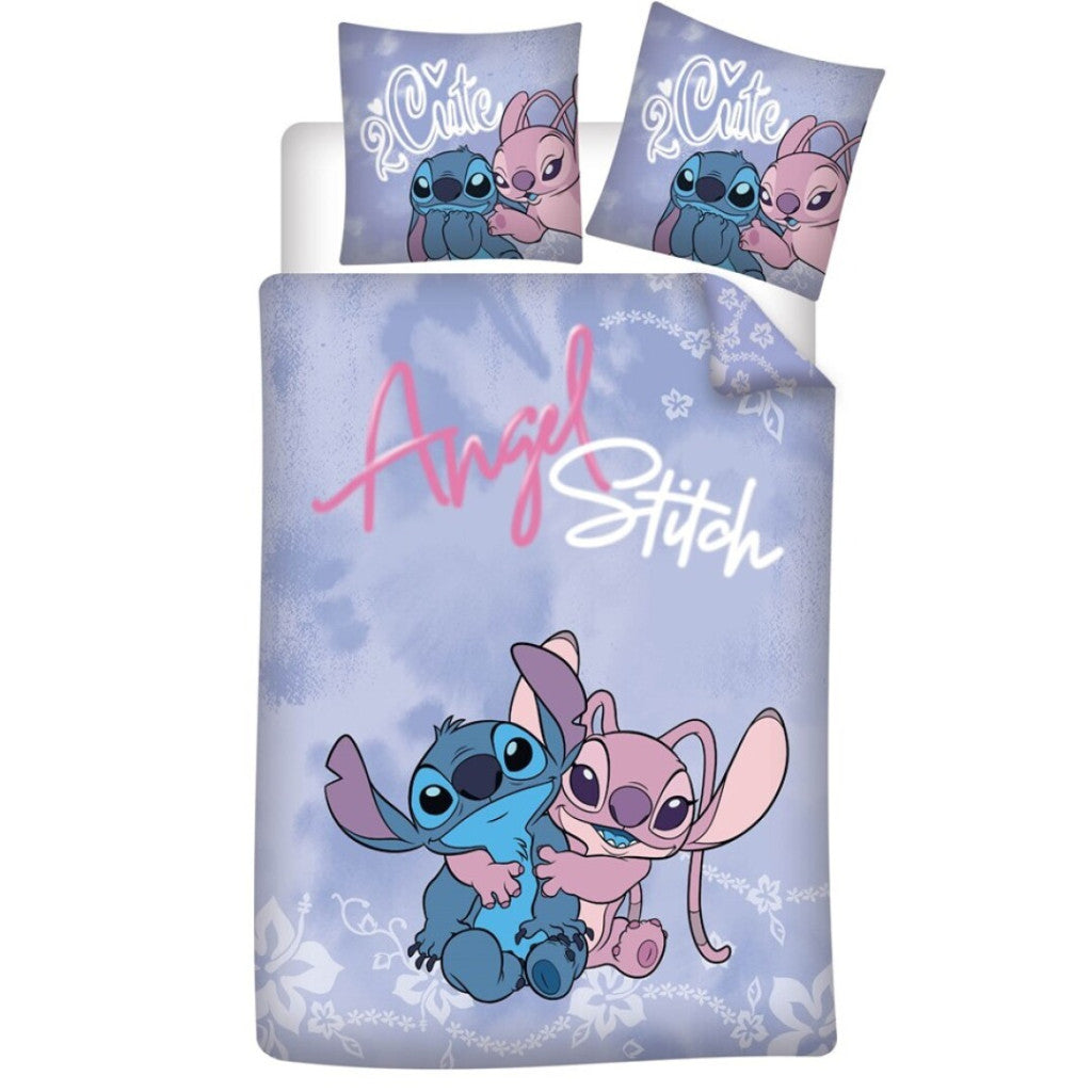 Disney Lilo un Stitch gultasveļas komplekts 140–200 cm, 65–65 cm