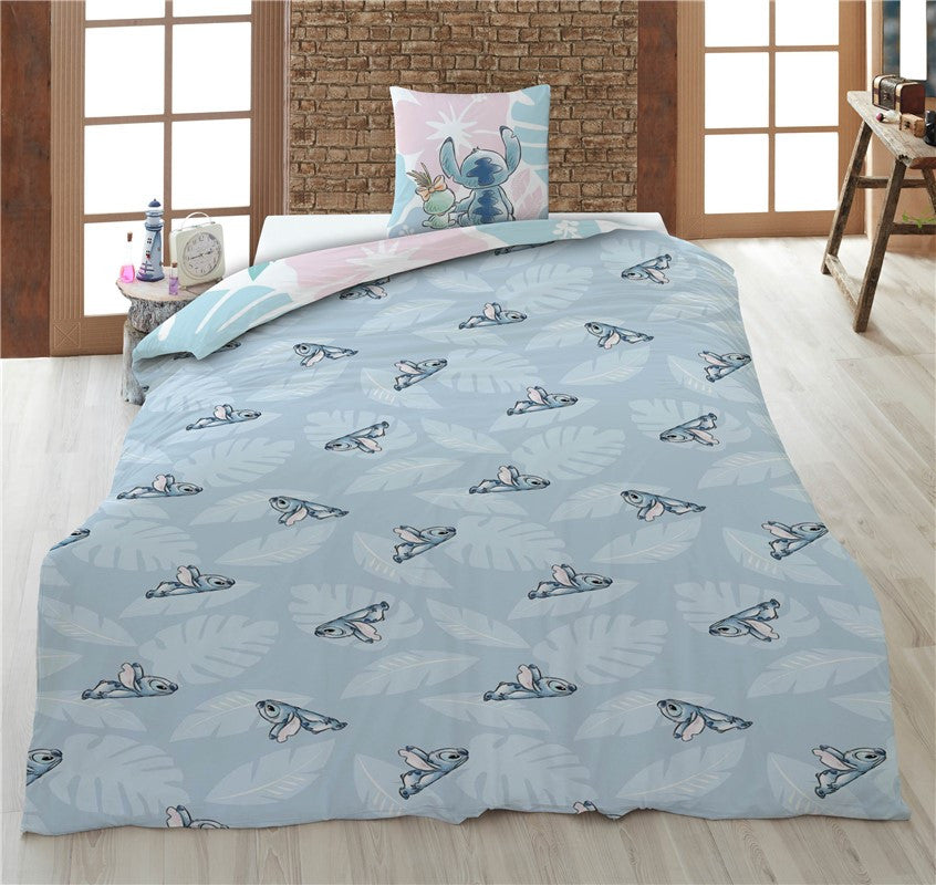 Disney Lilo un Stitch mīkstā gultasveļas pārvalks 140–200 cm, 65–65 cm