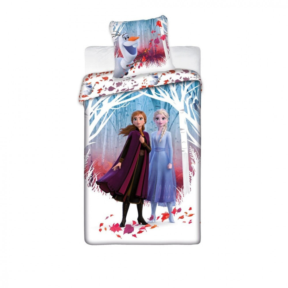 Disney Frozen Sister Power gultasveļas komplekts 140–200 cm, 63–63 cm mikrošķiedra