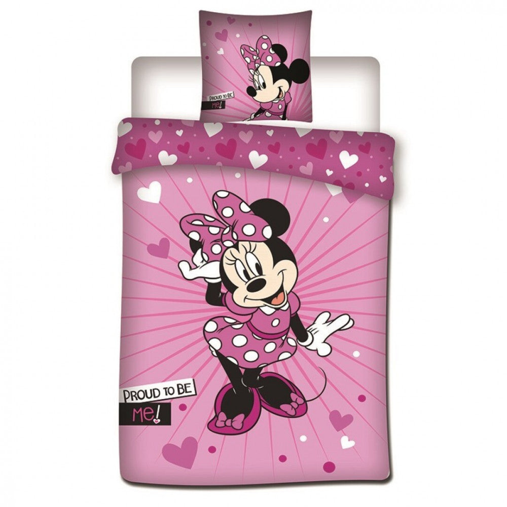 Disney Minnie Proud gultas veļa 140–200 cm, 63–63 cm mikrošķiedra