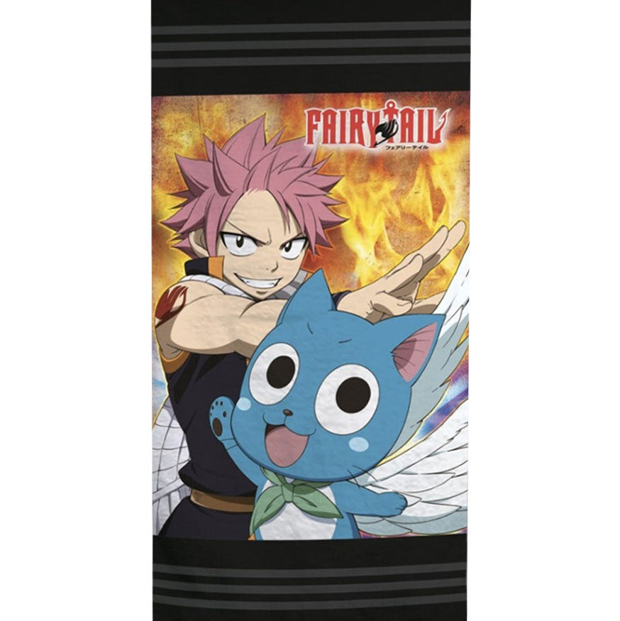 Fairy Tail vannas dvielis, pludmales dvielis 70x140cm (ātri žūstošs)