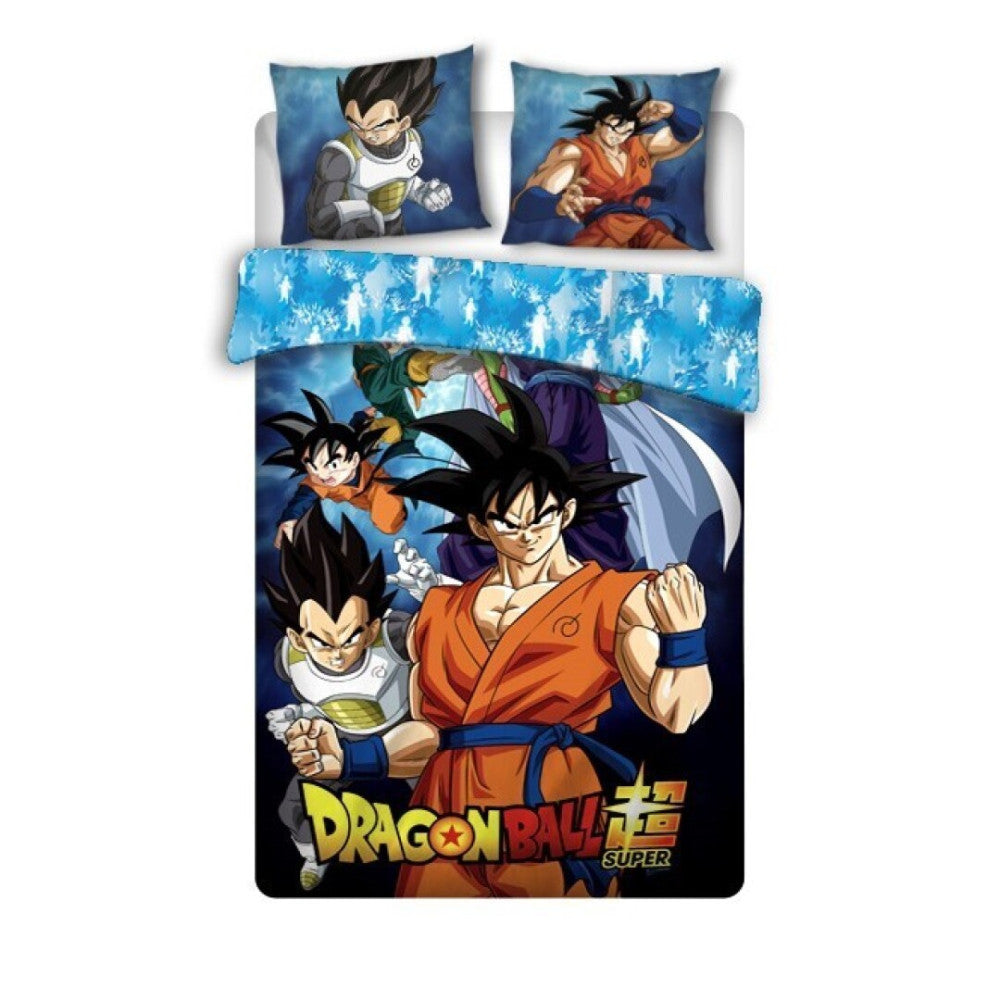 Dragon Ball Saiyan gultasveļas komplekts 140√ó200cm, 65√ó65 cm