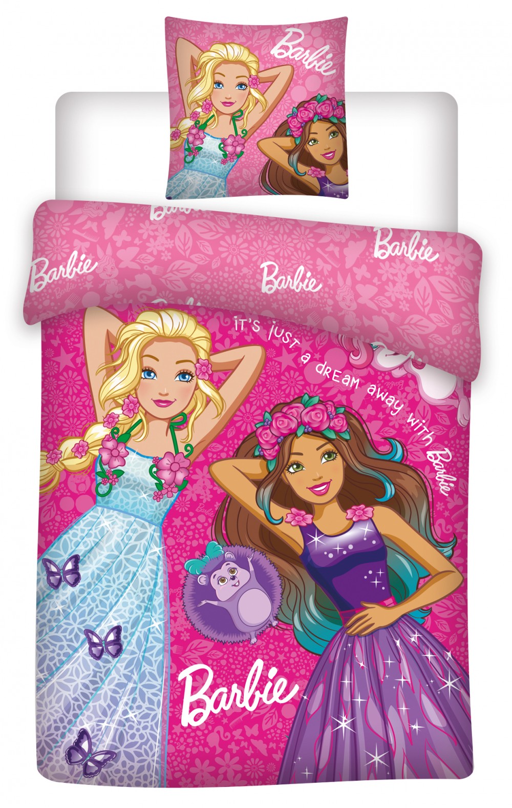 Barbie Dream bērnu gultasveļas komplekts 100–140 cm, 40–45 cm