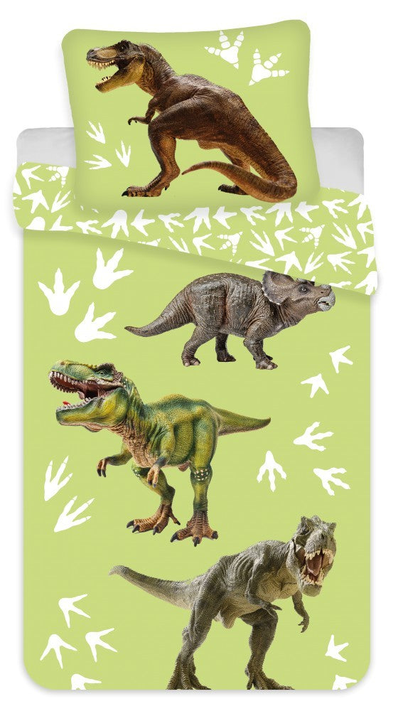 Dinozauru bērnu gultasveļas komplekts 100–140 cm, 40–45 cm