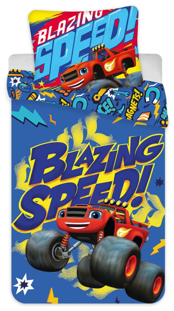 Blaze Speed bērnu gultasveļas komplekts 100–140 cm, 40–45 cm