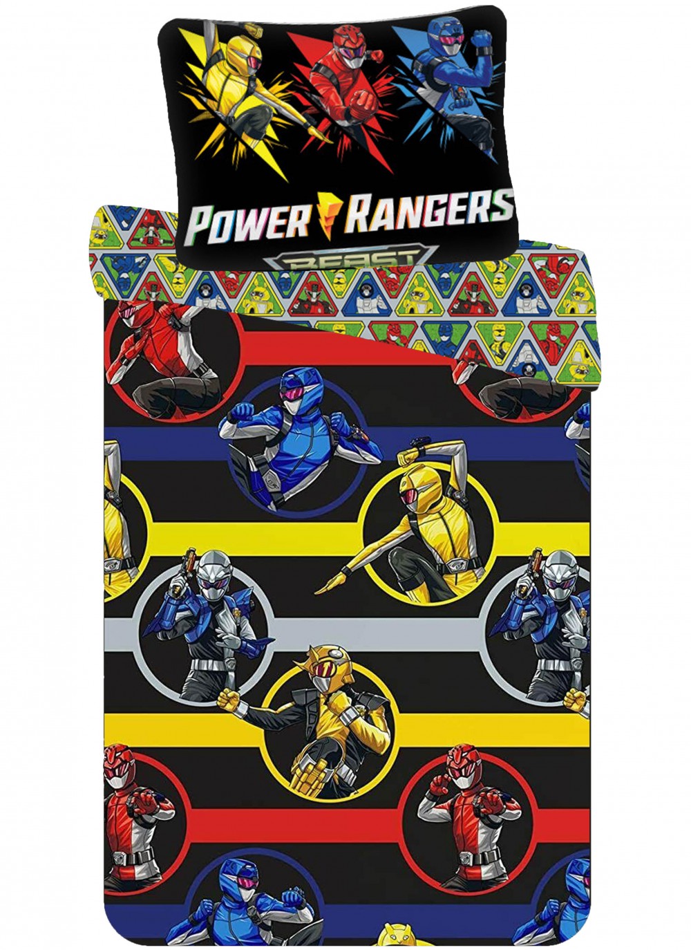 Power Rangers Beast bērnu gultasveļas komplekts 100√ó140cm, 40√ó45cm