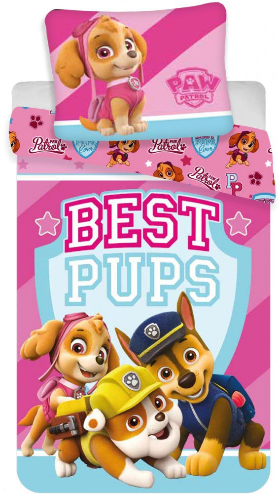 Ķepu patruļa Best Pups bērnu gultasveļas pārvalks 100√ó135cm, 40√ó60cm