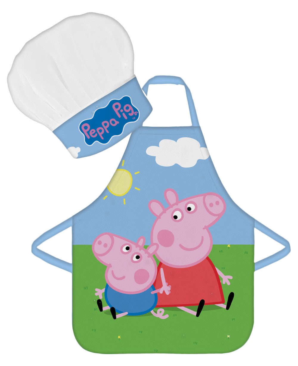 Peppa Pig Field bērnu priekšautu komplekts ar divām daļām