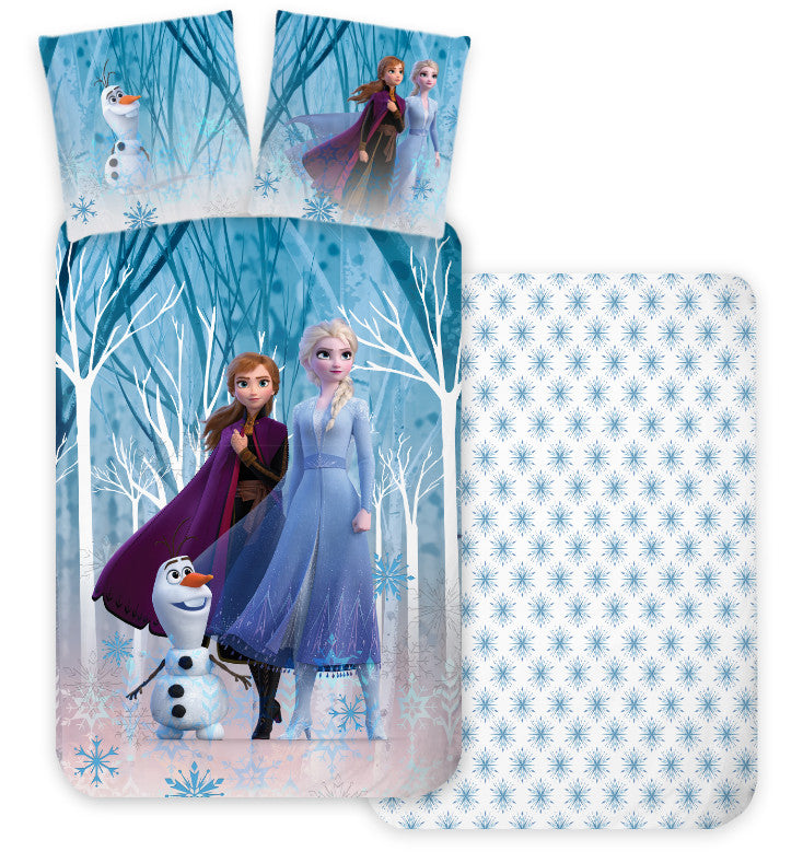 Disney Frozen Forest bērnu gultasveļas komplekts 100–135 cm, 40–60 cm