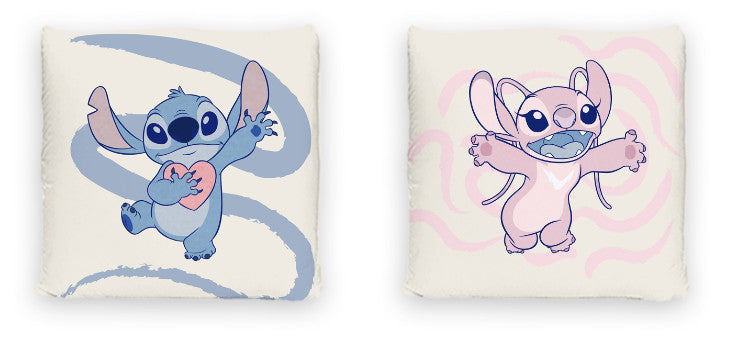 Disney Lilo un Stitch mīlnieku dekoratīvais spilvens 40x40 cm