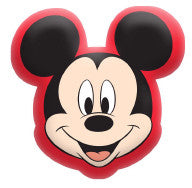 Disney Mikija lapas formas dekoratīvs spilvens 35x33 cm samts