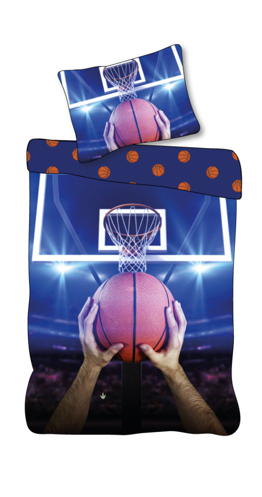 Sporta basketbola gultasveļas komplekts 140√ó200cm, 70√ó90cm