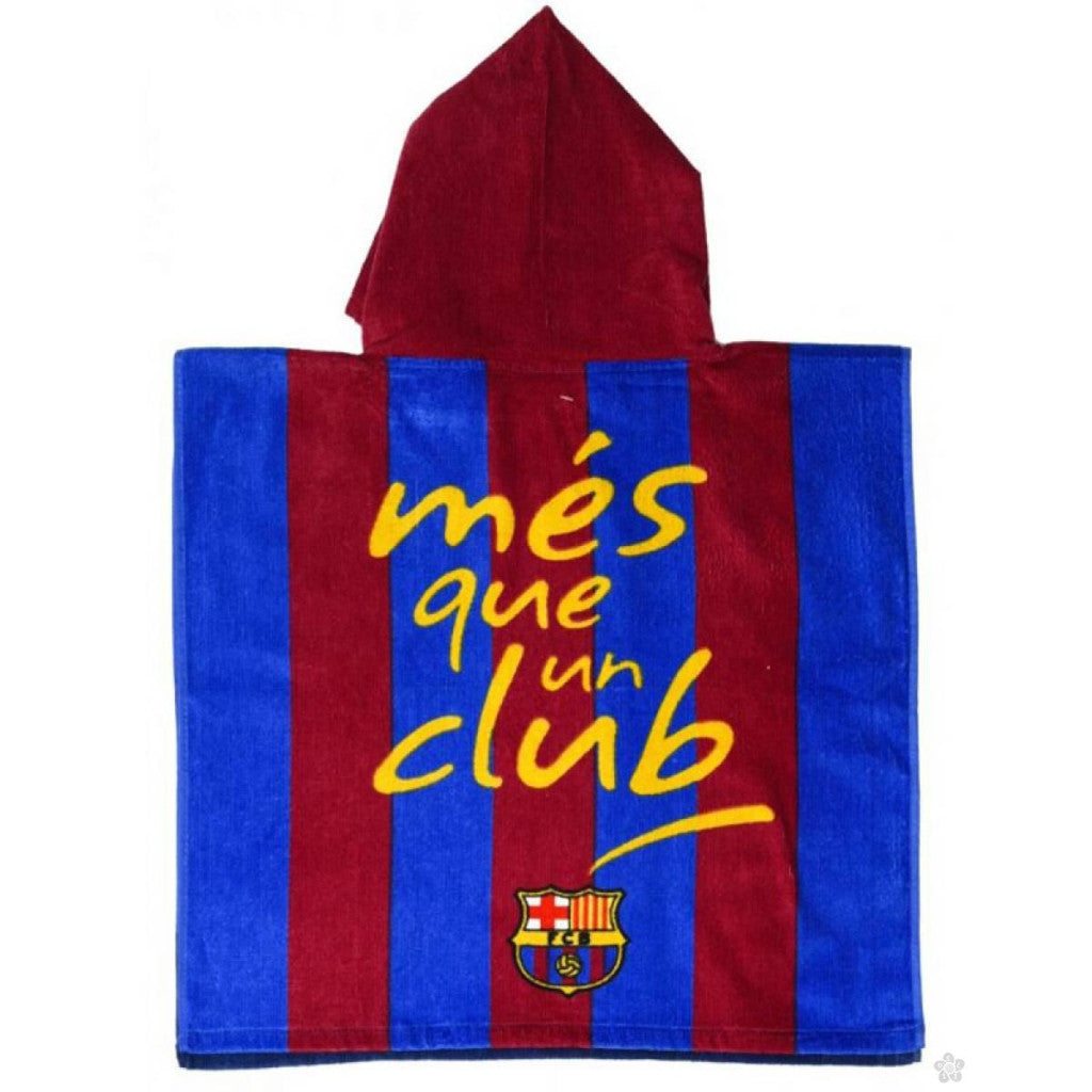 FC Barcelona pludmales dvieļu pončo 50x100 cm