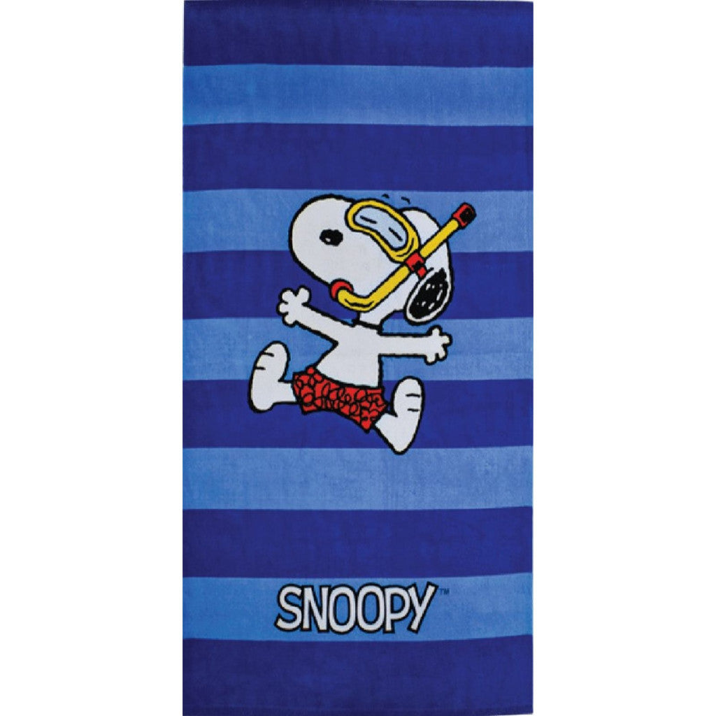 Snoopy niršanas vannas dvielis, pludmales dvielis 70x140cm