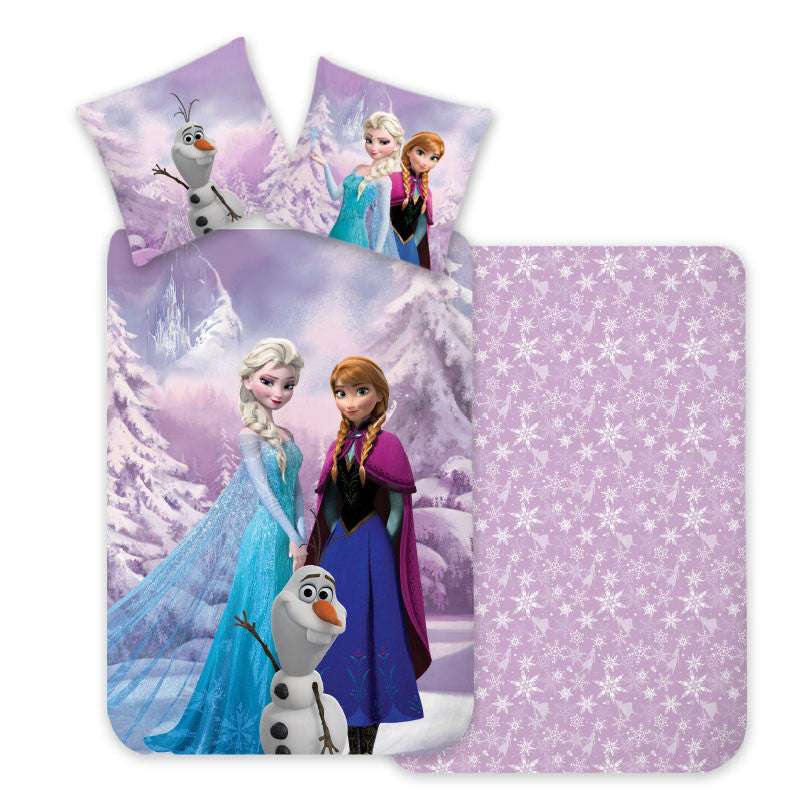 Disney Frozen Snowy bērnu gultasveļas komplekts 100–140 cm, 40–45 cm