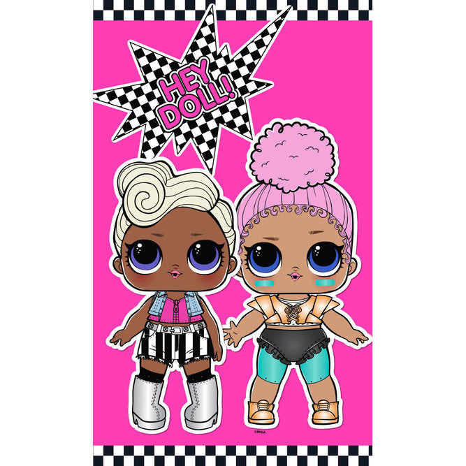 LOL Surprise Hey Doll dvielis rokām, sejai, dvielis 30x50 cm