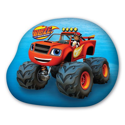 Blaze Turbo Wheels dekoratīvais spilvens 40x32 cm samts