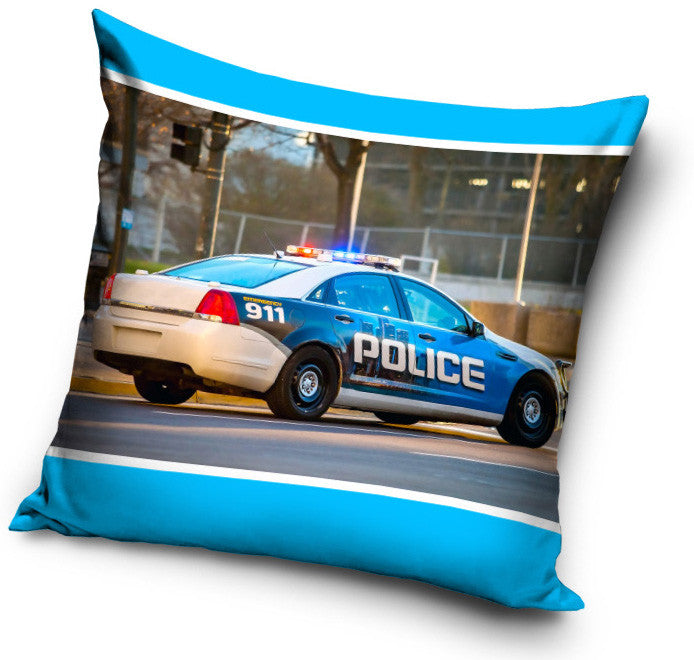 Policijas automašīnas spilvena pārvalks 40*40 cm