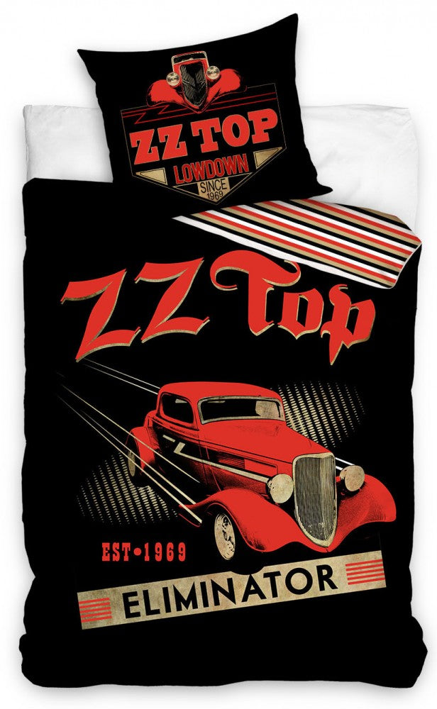 ZZ Top Eliminator gultasveļas pārvalks 140–200 cm, 70–90 cm