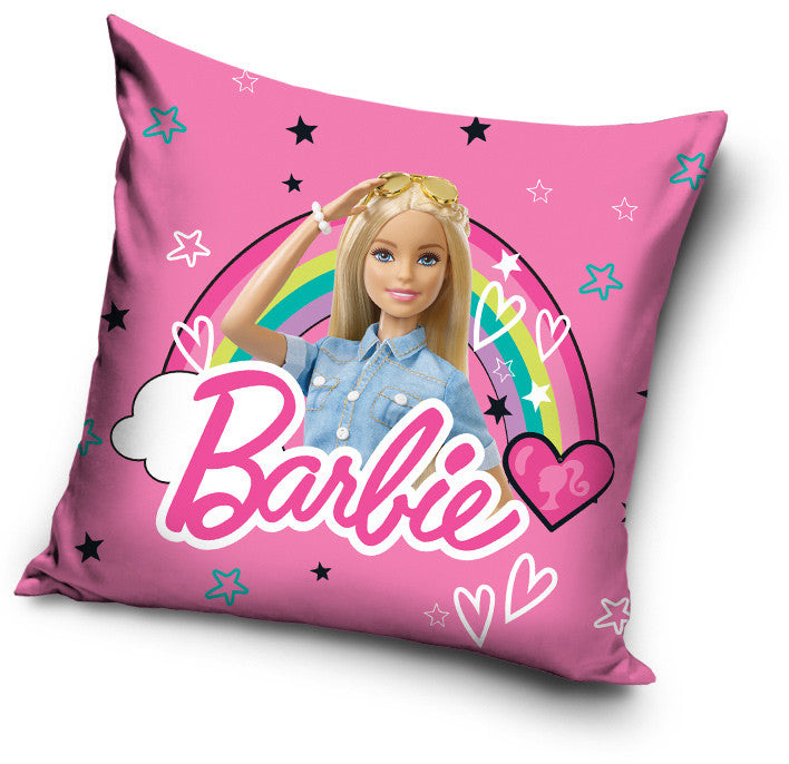 Barbie Rainbow samta spilvena pārvalks 40x40 cm
