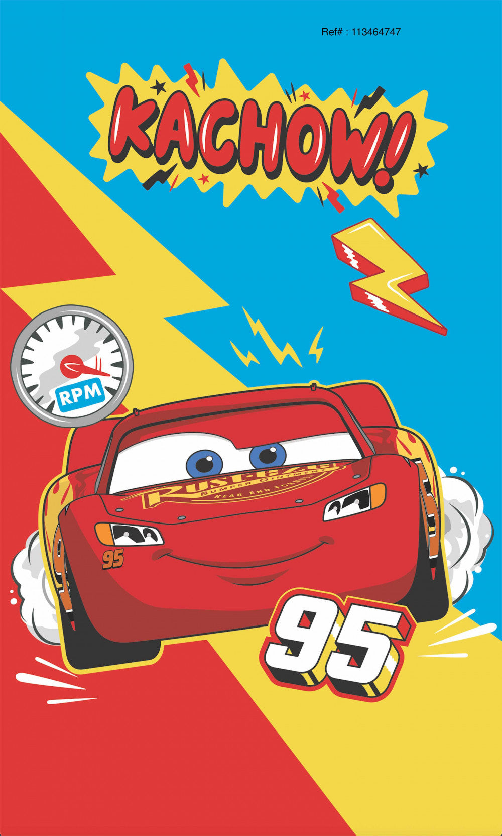 Disney Cars Kachow dvielis, sejas dvielis, 30x50 cm