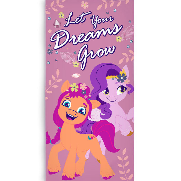 My Little Pony Dreams Grow vannas dvielis, pludmales dvielis 70x140cm