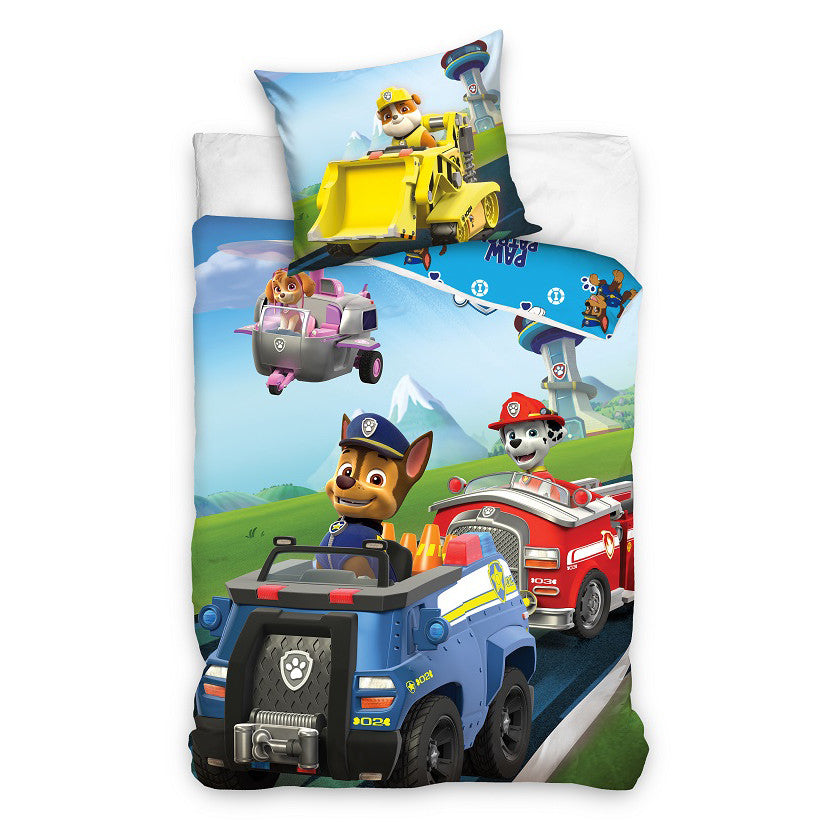 Ķepu patruļas transportēšanas gultasveļas komplekts 140–200 cm, 70 x 90 cm