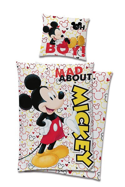 Disney Mickey Trakā gultasveļas komplekts 140–200 cm, 70 x 90 cm