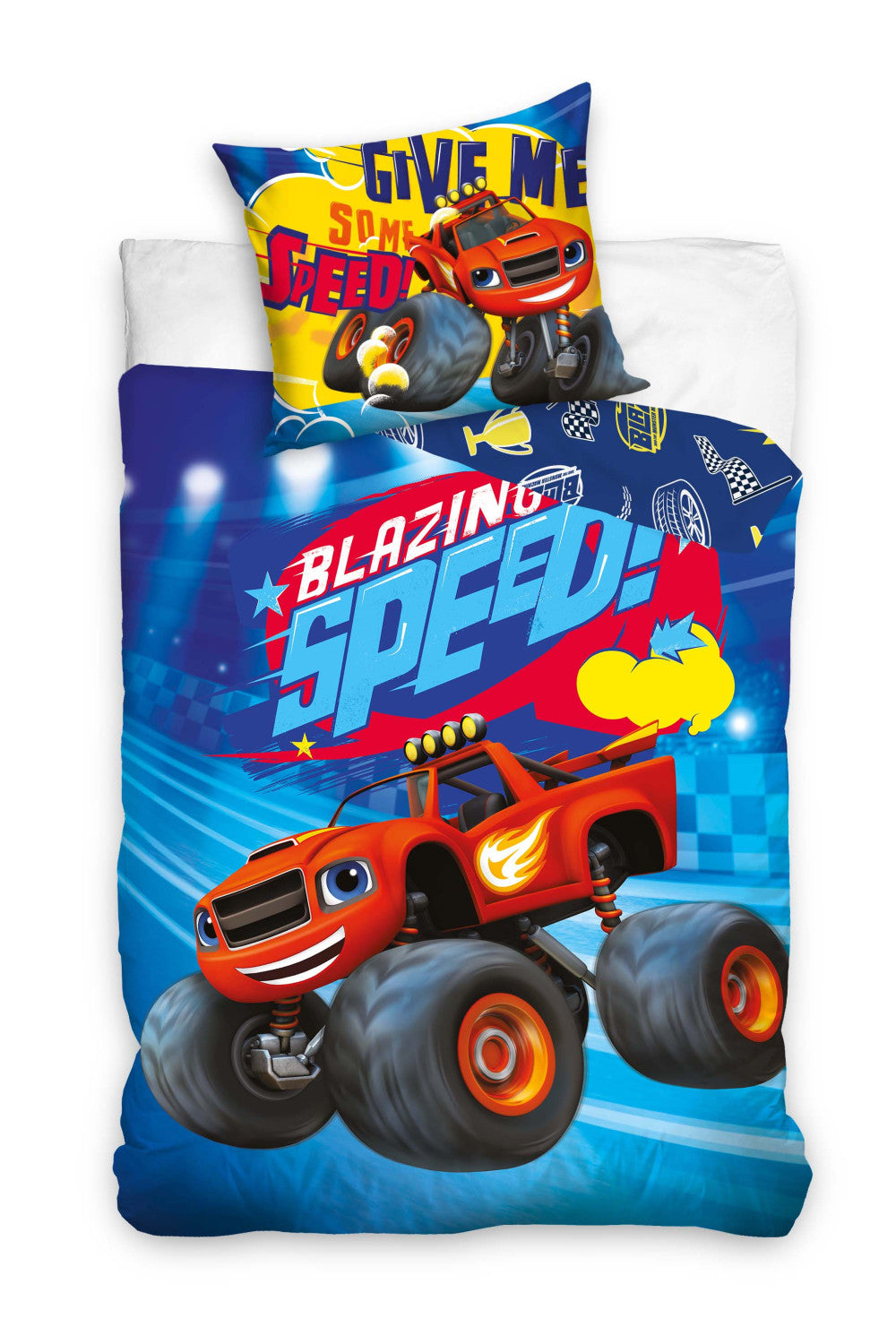 Blaze Speed gultasveļas komplekts 140√ó200cm, 70√ó90 cm