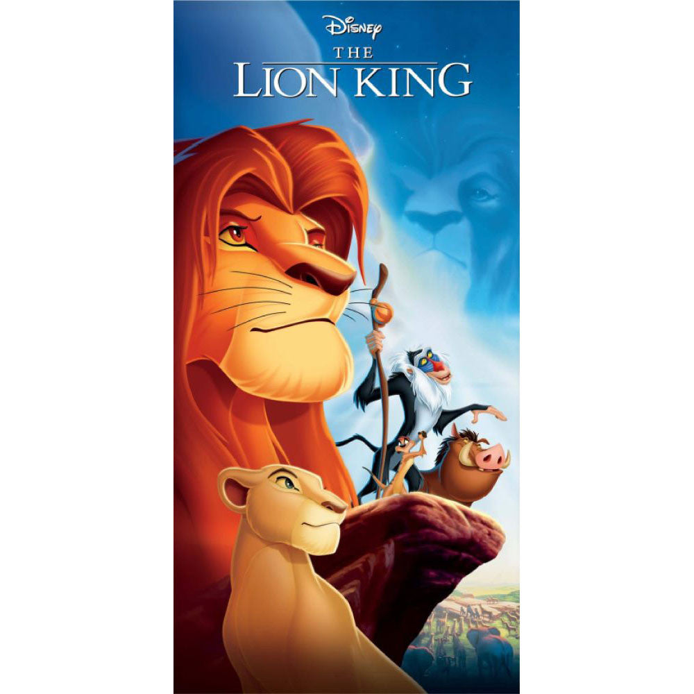 Disney Lauvu karaļa lepnuma akmens vannas dvielis, pludmales dvielis 70x140cm