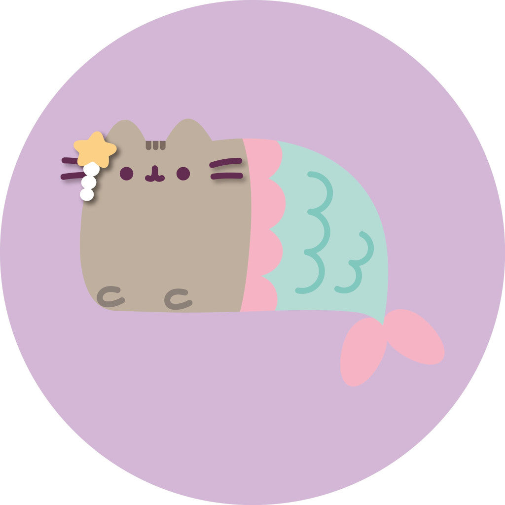 Pusheen nāriņas formas spilvens, dekoratīvs spilvens 40 cm velūrs