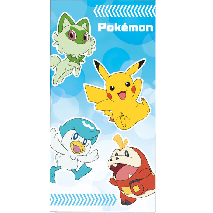 Pokémon Generation 9 vannas dvielis, pludmales dvielis 70x140cm
