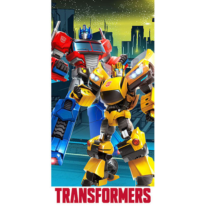 Transformers Prime & Bee vannas dvielis, pludmales dvielis 70x140cm