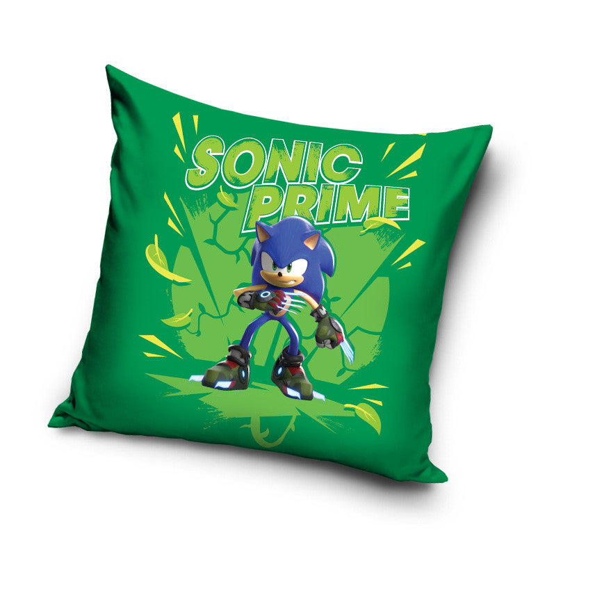 Sonic the Hedgehog zaļa spilvendrāna 40x40 cm velūra
