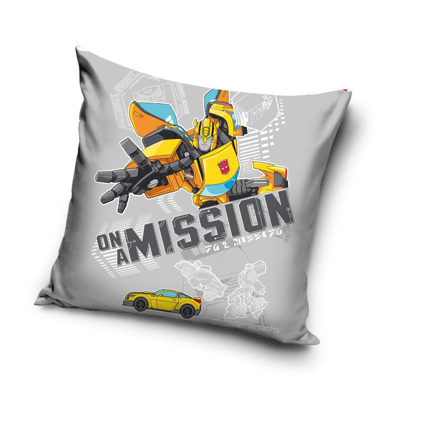 Transformers Mission samta spilvena pārvalks 40x40 cm