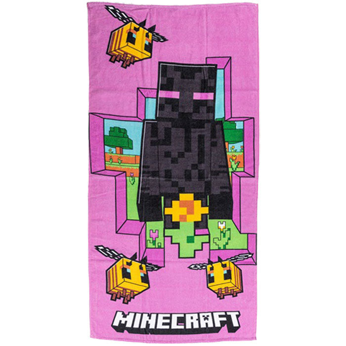 Minecraft Cherry Grove vannas dvielis, pludmales dvielis 70x140cm