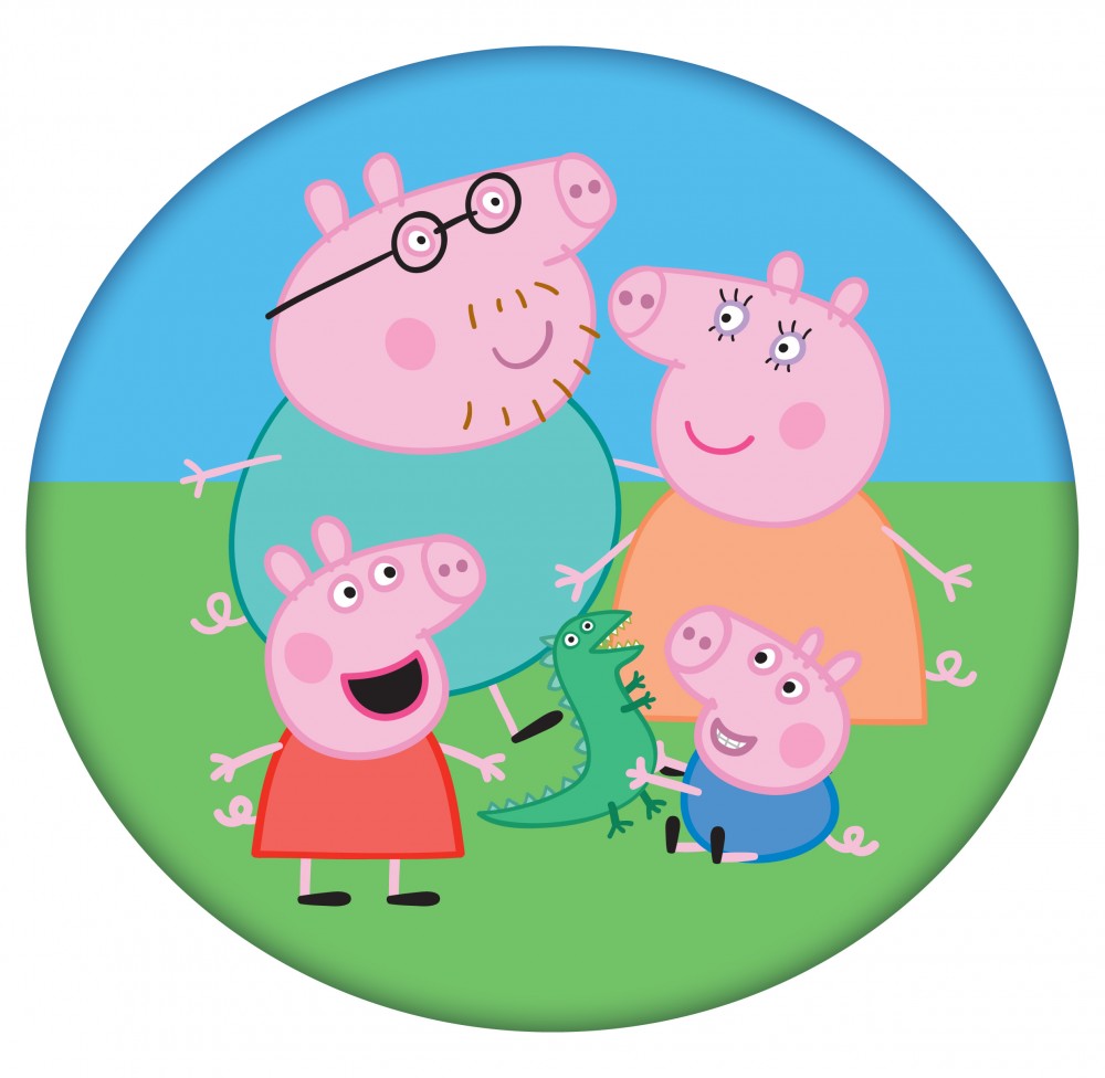 Dekoratīvs spilvens Peppa Pig formā 38*38 cm