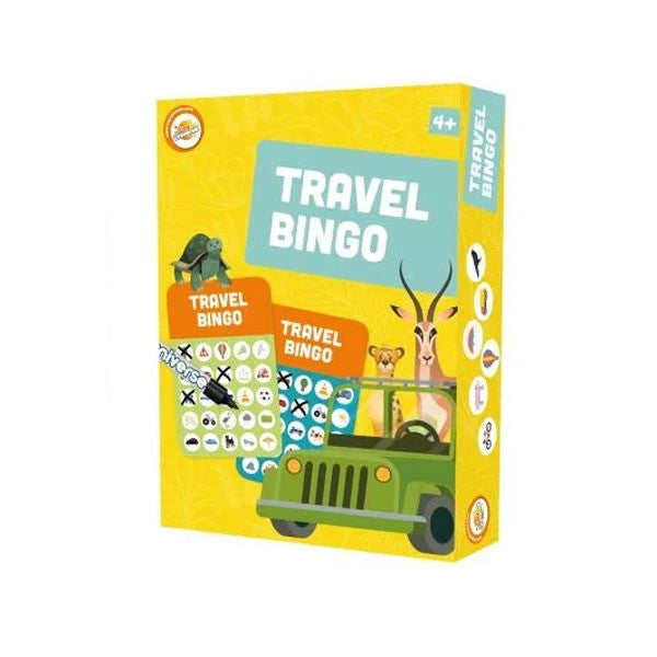 Krāsu bingo ceļojumu spēle