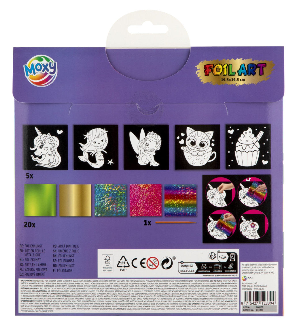 Vienradža Moxy folijas attēlu veidošanas komplekts